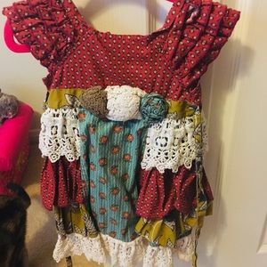 Floral Mustard Pie Dress